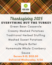 Everything But the Turkey: Delivered Wed 11/26