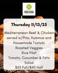 Thurs Nov 13: Med Beef & Chicken