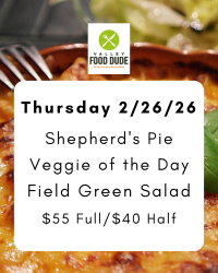 Thurs Feb 26: Shepherd's Pie