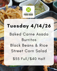 Tuesday April 14: Baked Carne Asada