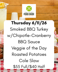 Thursday June 11: BBQ Turkey