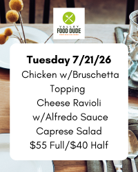 Tuesday July 21 - Bruschetta Chicken