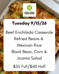 Tues Sep 15: Enchilada Casserole