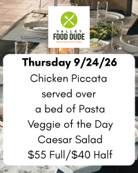 Thursday Sept 24: Chicken Piccata