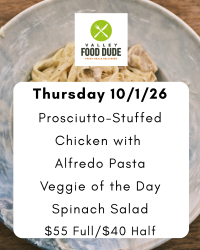Thursday Oct 1: Prosciutto Chicken