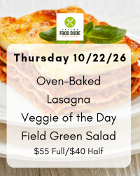 Thursday Oct 22: Lasagna