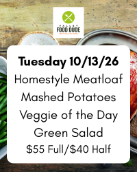 Tuesday Oct 13: Meatloaf