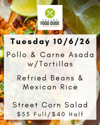 Tuesday Oct 6: Pollo & Carne