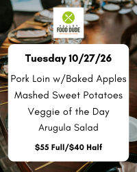 Tuesday Oct 27:  Pork Loin