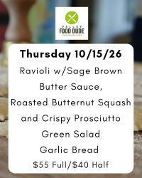 Thursday Oct 15: Ravioli